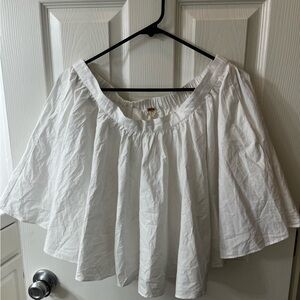 Free People White Mini Skirt